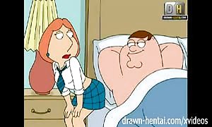 Family stud animated comic - naughty Lois wants anal-sex