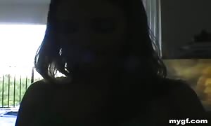 POV deepthroat blowjob porn with a surprising brown haired
 who was my cute former girlfriend
 girl-friend