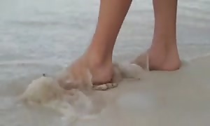 Karlie Toe Ring & Sand foot job