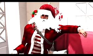 second Life - Santa picks Up a Stripper! Part two
