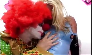 Jodie Moore does not
 think pounding A Clown Is funny