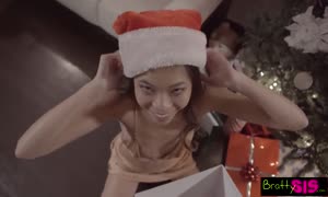 Bratty Sis - shlong In A snatch Christmas Present By freak StepBro S7:E12