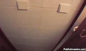 violent face-fuck in the rest-room by a tasty blonde former girlfriend girlfriend