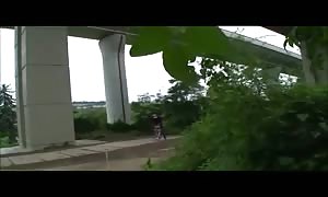 horny schoolgirl entered
 outside
 underneath
 the highway